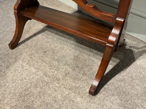 EDWARDIAN MAHOGANY CHEVAL MIRROR - ADDITIONAL PHOTO 6