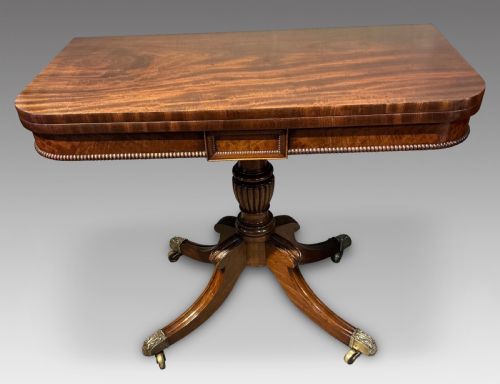 Antique Mahogany Tea Table