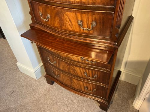 MAHOGANY TALL CHEST - ADDITIONAL PHOTO 5