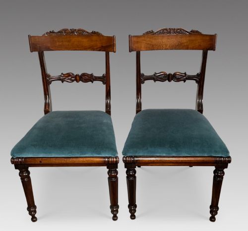 Pair of Antique Rosewood Chairs