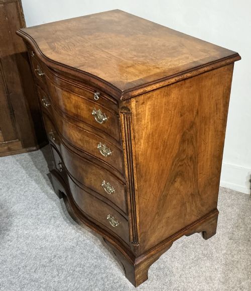 ANTIQUE WALNUT CHEST OF DRAWERS - ADDITIONAL PHOTO 2