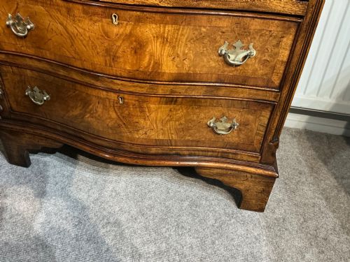 ANTIQUE WALNUT CHEST OF DRAWERS - ADDITIONAL PHOTO 5