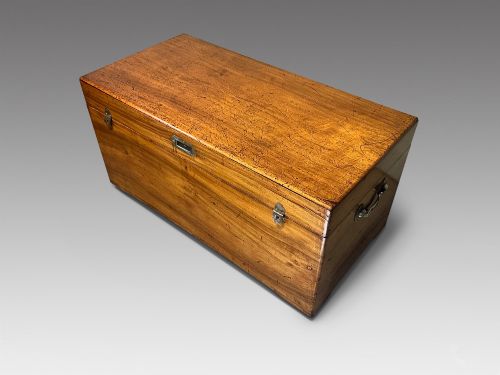 ANTIQUE CAMPHORWOOD TRUNK - ADDITIONAL PHOTO 1