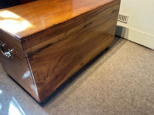 ANTIQUE CAMPHORWOOD TRUNK - ADDITIONAL PHOTO 5