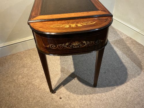 ANTIQUE ROSEWOOD WRITING TABLE - ADDITIONAL PHOTO 9