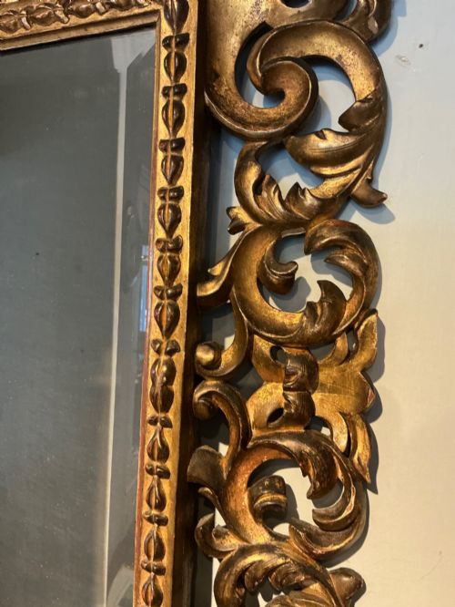 ANTIQUE GILT WALL MIRROR - ADDITIONAL PHOTO 2