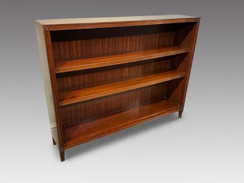 Mahogany Open Bookcase