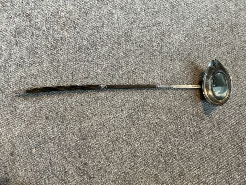 Geo III Silver Toddy Ladle
