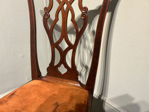 OAK GOSSIP CHAIR - ADDITIONAL PHOTO 3