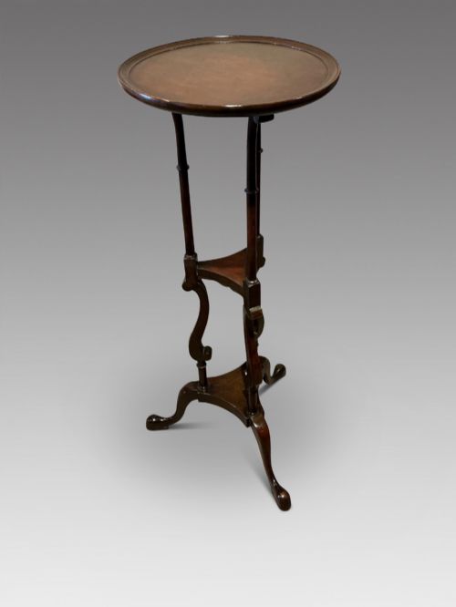 ANTIQUE MAHOGANY TORCHERE