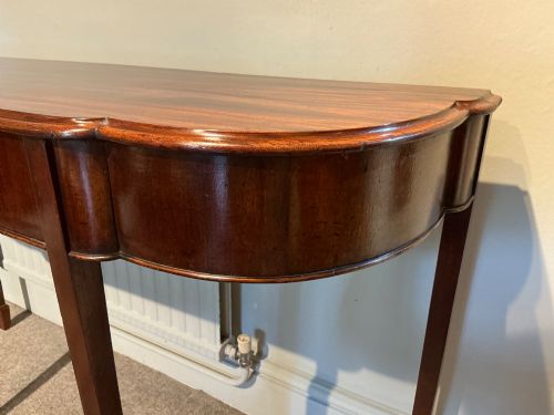 ANTIQUE MAHOGANY HALL TABLE - ADDITIONAL PHOTO 3