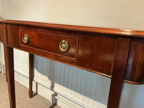 ANTIQUE MAHOGANY HALL TABLE - ADDITIONAL PHOTO 5