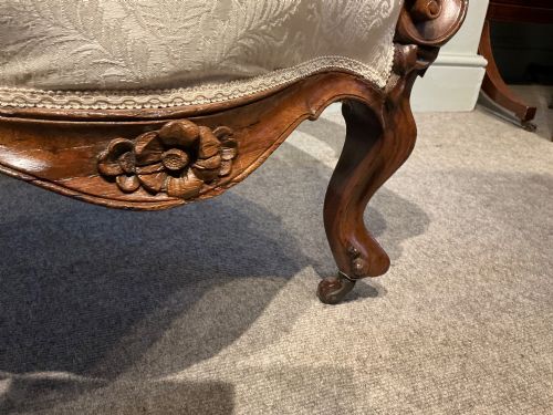VICTORIAN UPHOLSTERED CHAIR - ADDITIONAL PHOTO 6