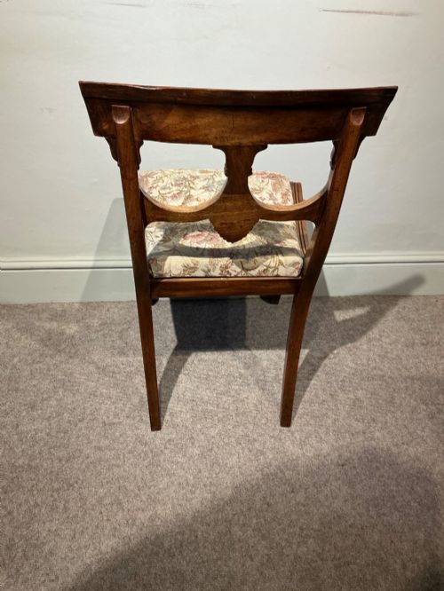 SET OF FOUR ANTIQUE MAHOGANY CHAIRS - ADDITIONAL PHOTO 6