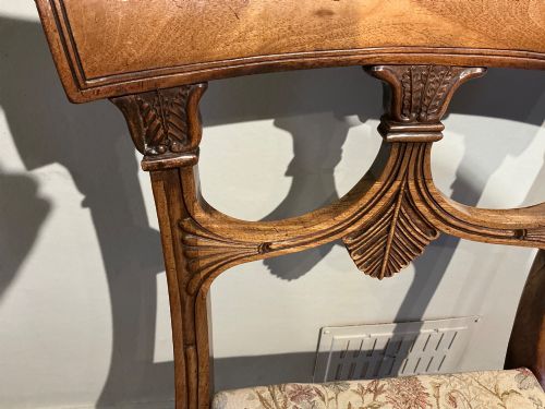 SET OF FOUR ANTIQUE MAHOGANY CHAIRS - ADDITIONAL PHOTO 8