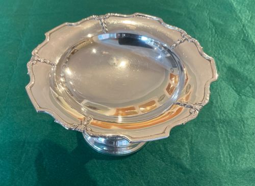 ANTIQUE SILVER TAZZA - ADDITIONAL PHOTO 1