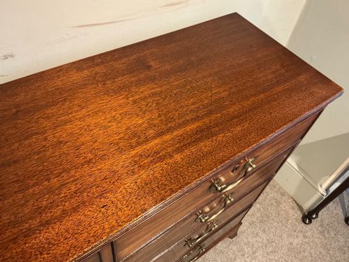 GEORGIAN MAHOGANY HALLMCHEST - ADDITIONAL PHOTO 1