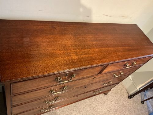 GEORGIAN MAHOGANY HALLMCHEST - ADDITIONAL PHOTO 2