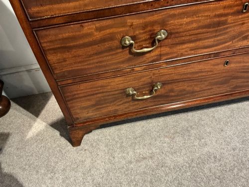 GEORGIAN MAHOGANY HALLMCHEST - ADDITIONAL PHOTO 4