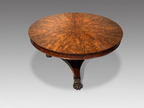 Antique Segmented Top Circular Table