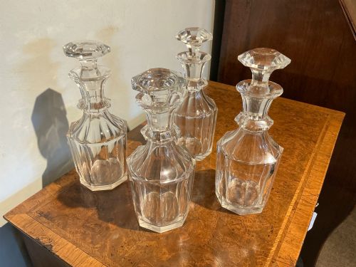 Set of Four Liqueur Decanters