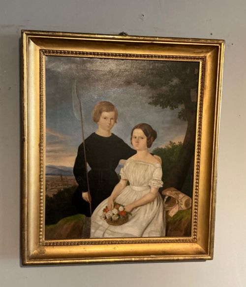Early 19th Century Double Portrait.