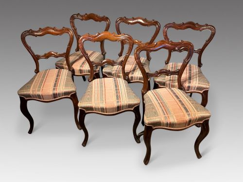 Set of Six Early Victorian Chairs