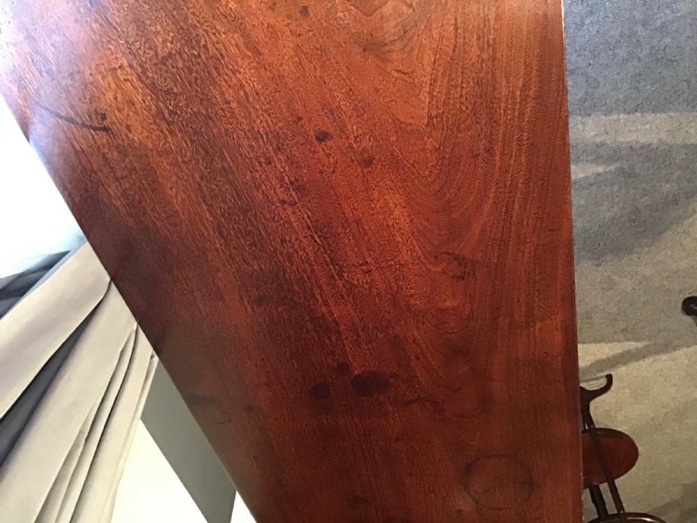 Antique mahogany sidetable View VIII
