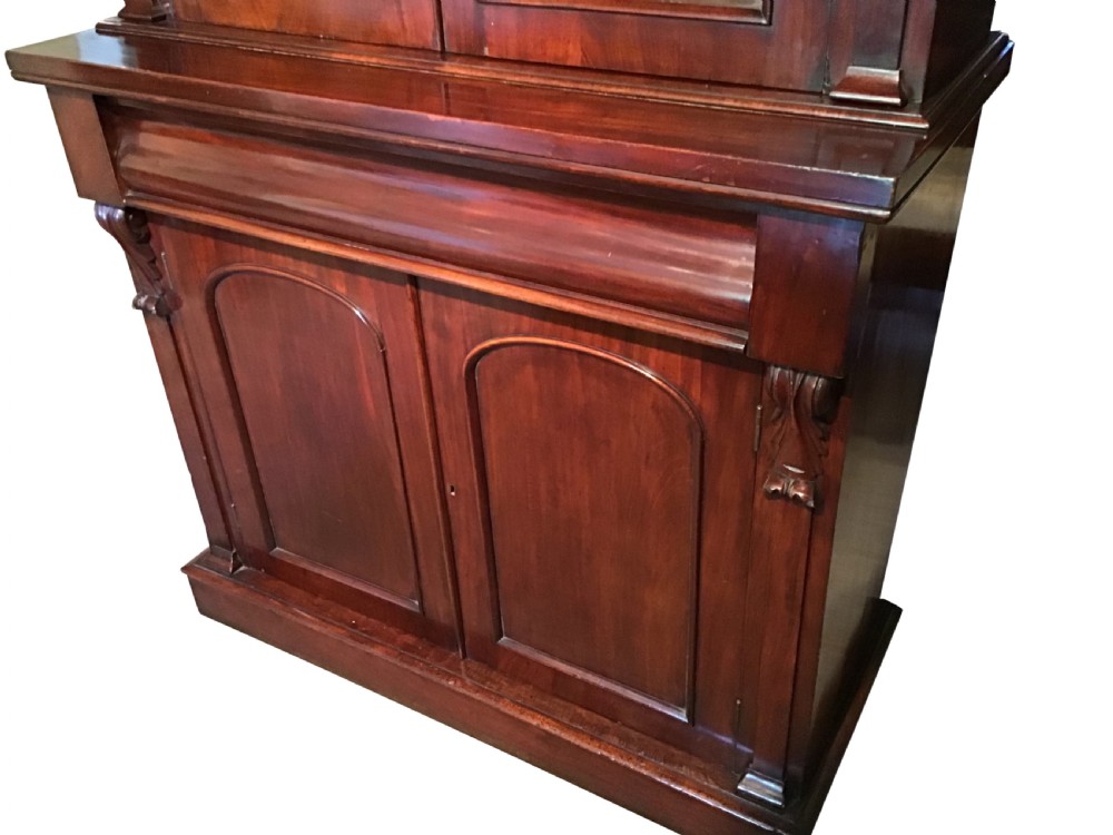 Victorian mahogany bookcase View II