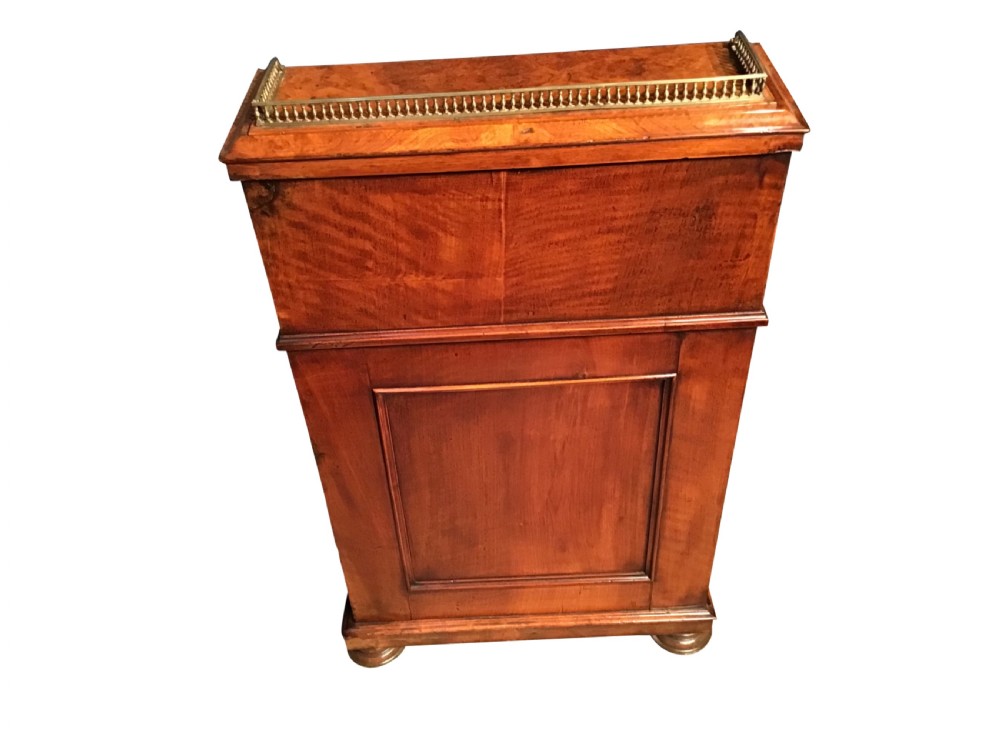 Victorian walnut Davenport View VI