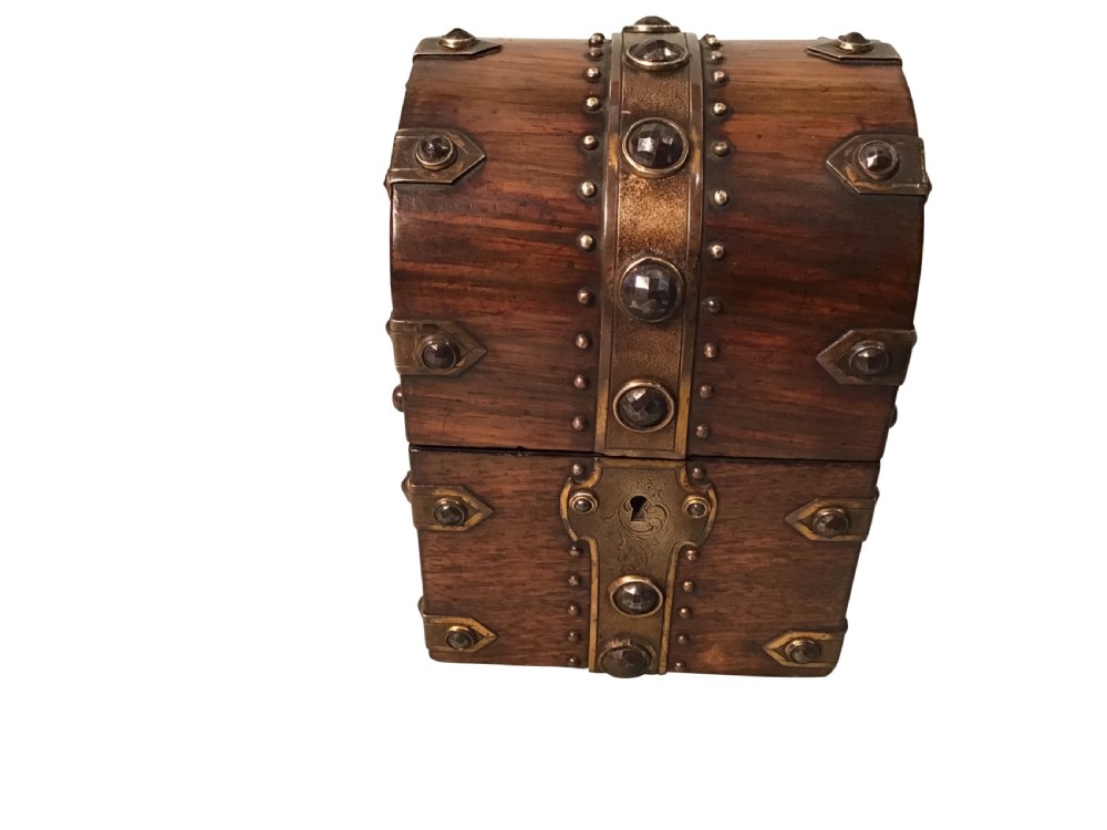 Antique rosewood casket