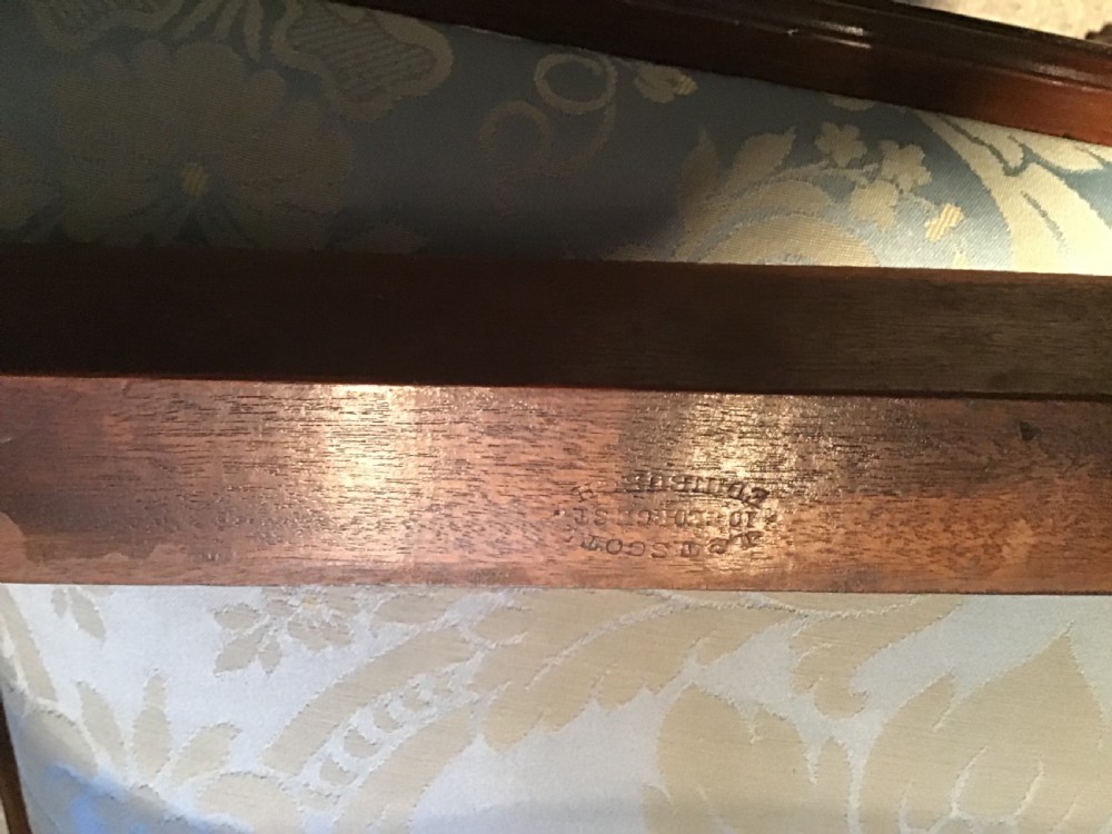 Set of 12 antique mahogany chairs View XI