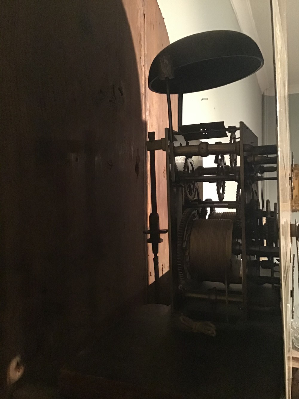 Antique Scottish oak longcase clock View VII