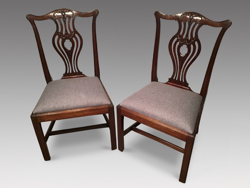 Pair of Georgian sidechairs