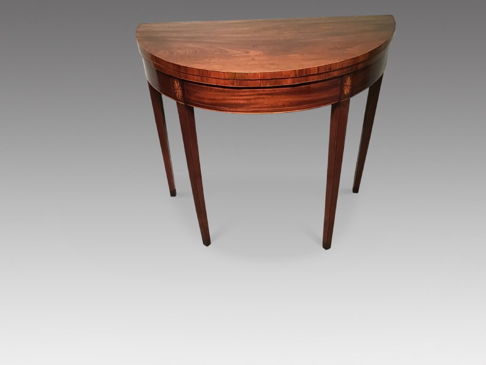 Georgian demi lune tea table