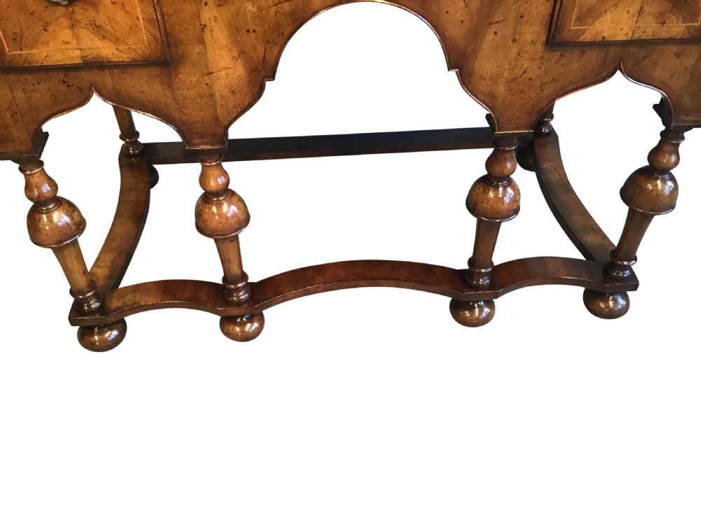 Antique walnut chest on stand View III