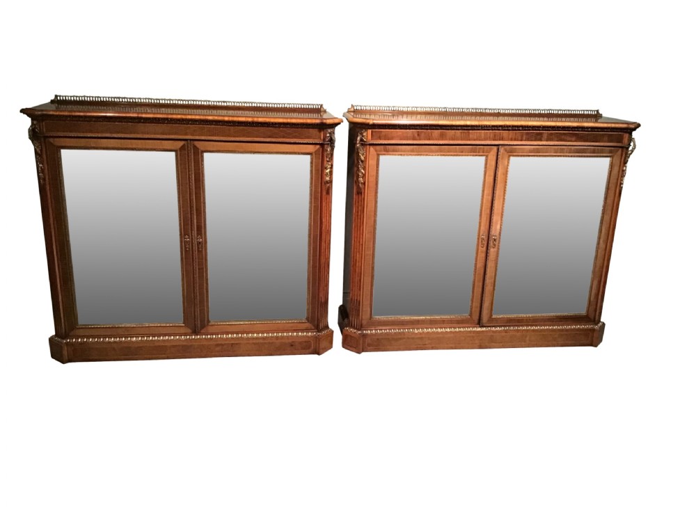 Pair of antique side cabinets
