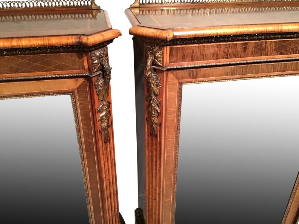 Pair of antique side cabinets View II