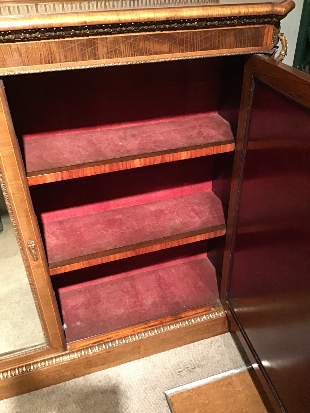 Pair of antique side cabinets View XIII
