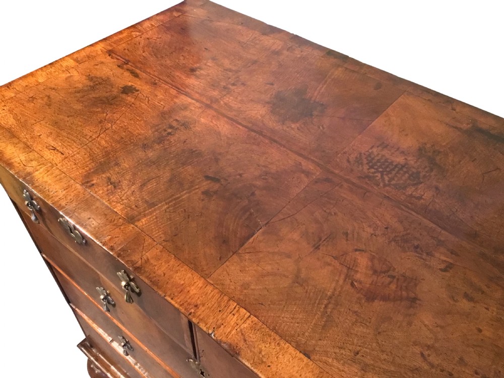 Antique walnut and oak chest of drawers View II
