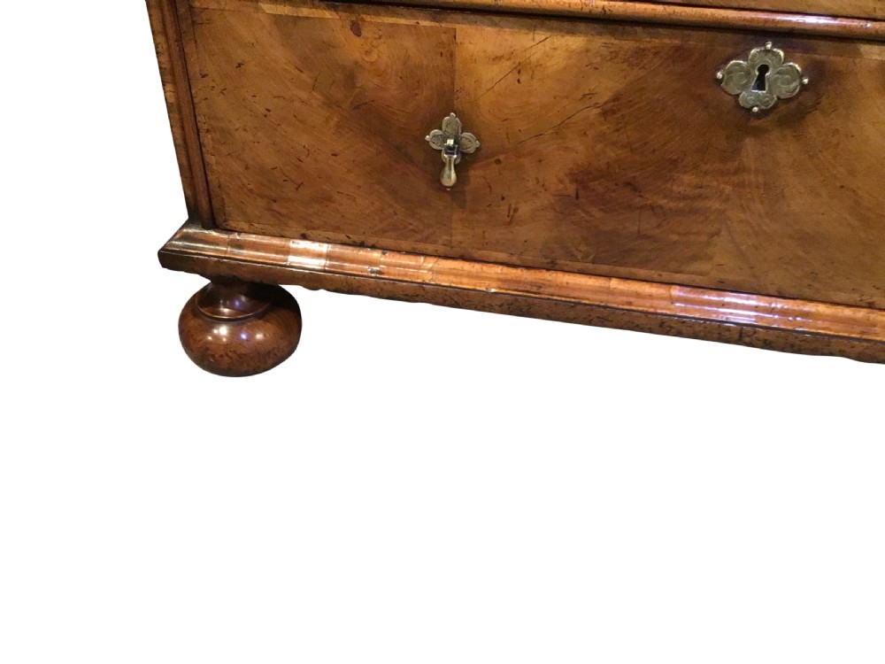 Antique walnut and oak chest of drawers View IV