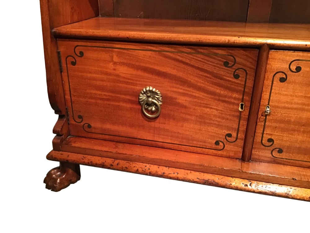 Regency mahogany bookcase View IX