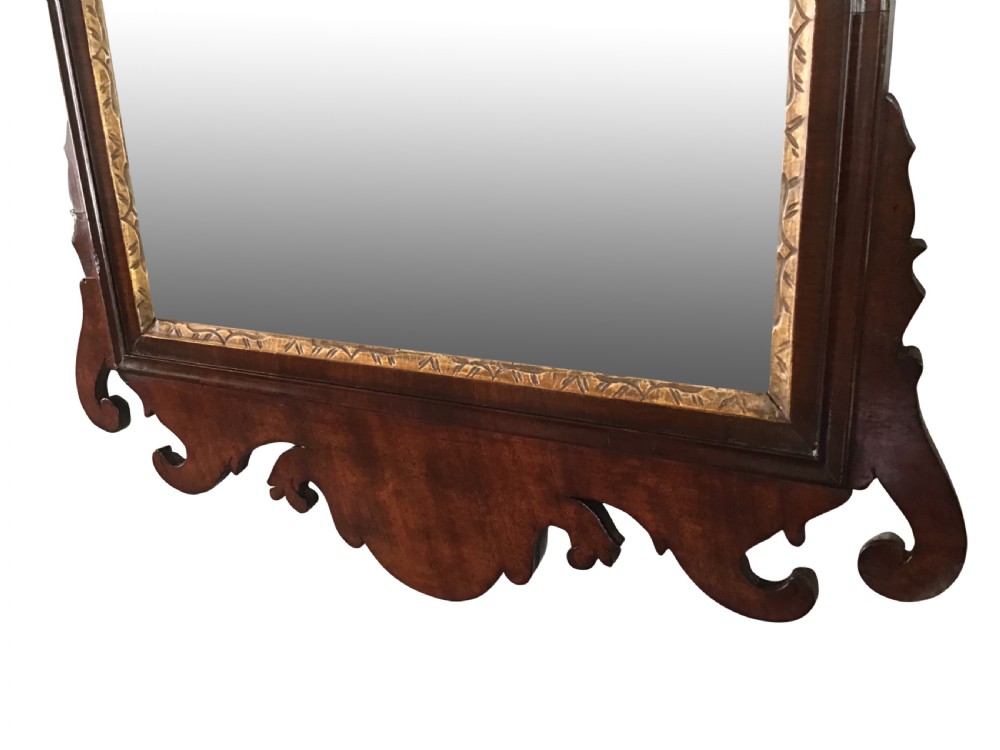 Georgian mahogany mirror View II