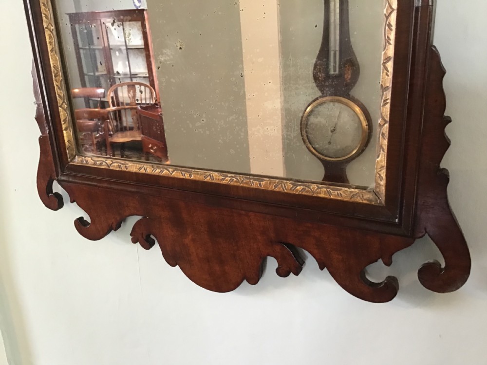 Georgian mahogany mirror View IV