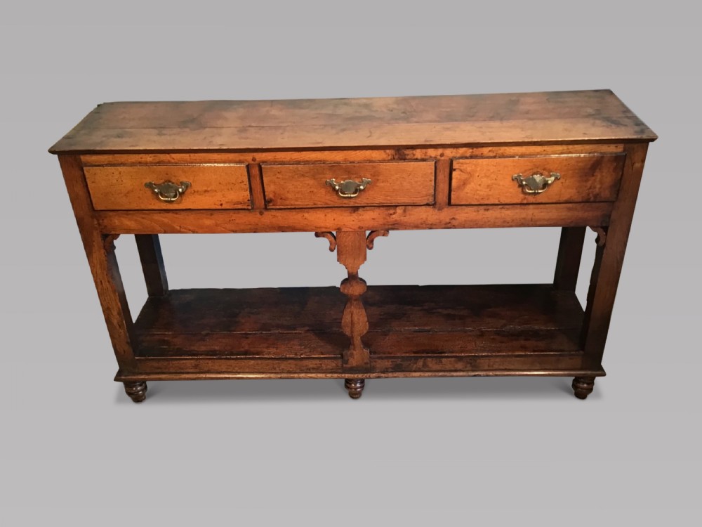 Georgian oak dresser base