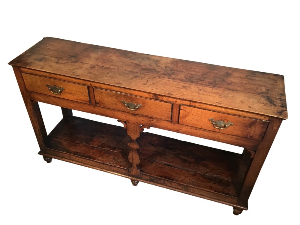 Georgian oak dresser base View II