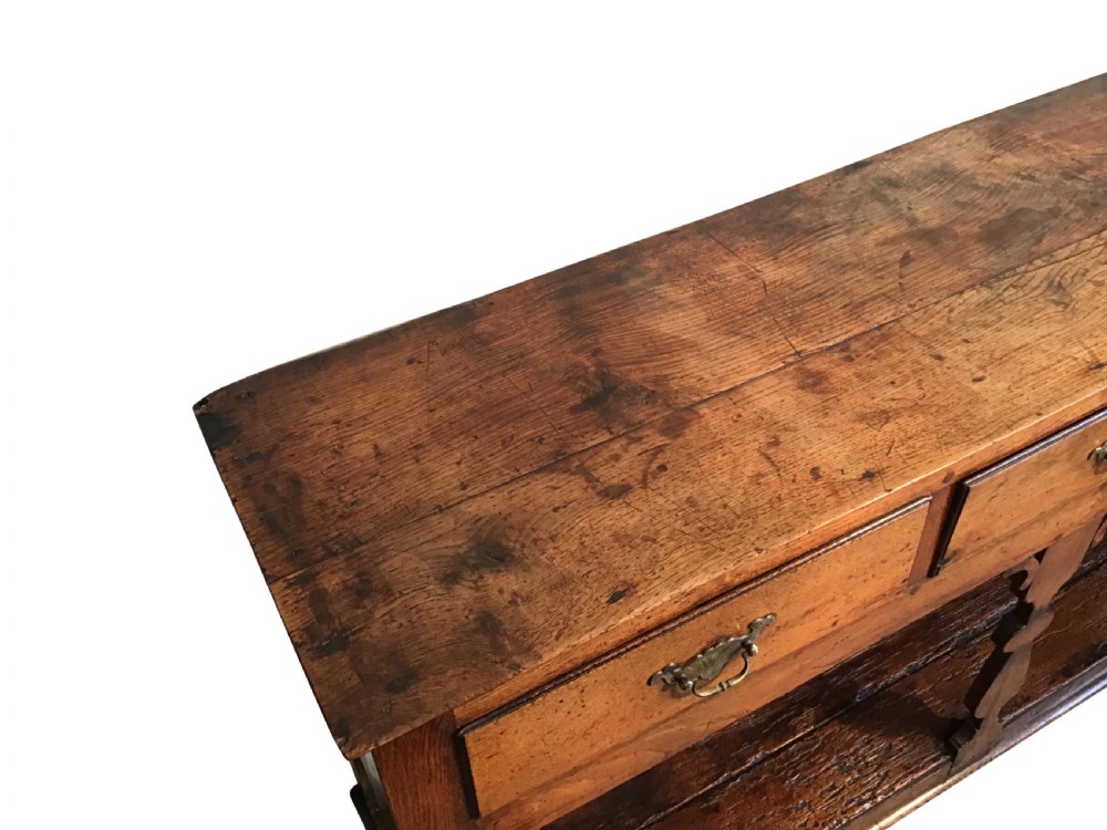 Georgian oak dresser base View VI