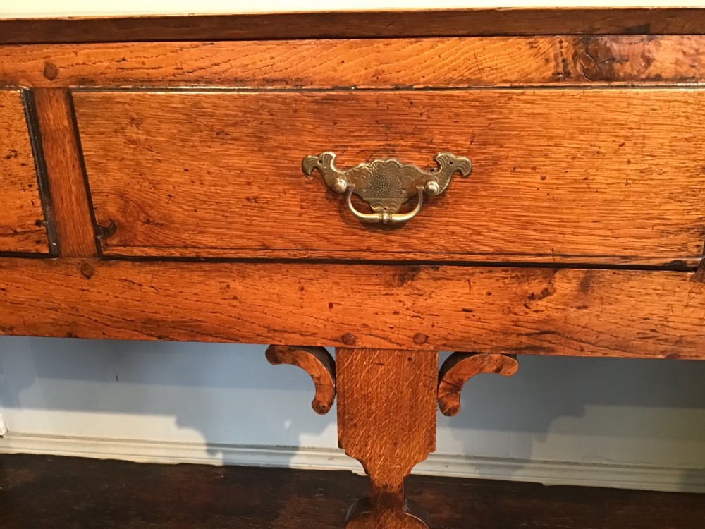 Georgian oak dresser base View IX