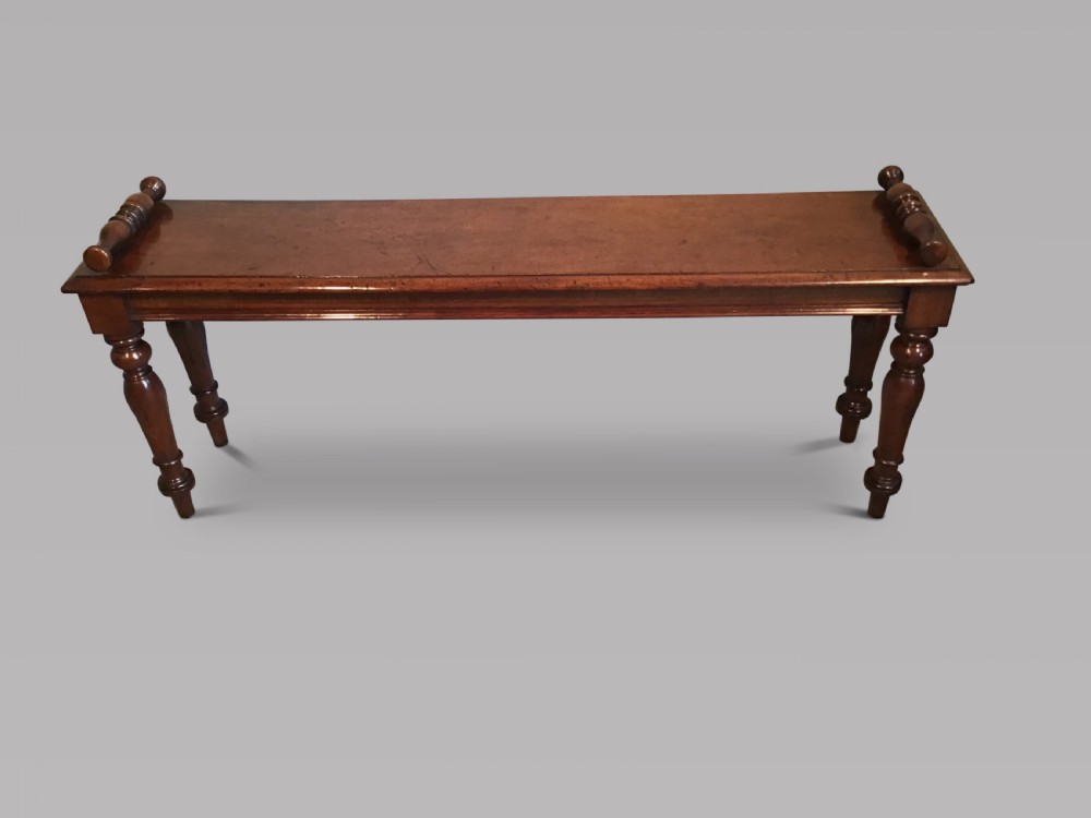 Victorian hall bench