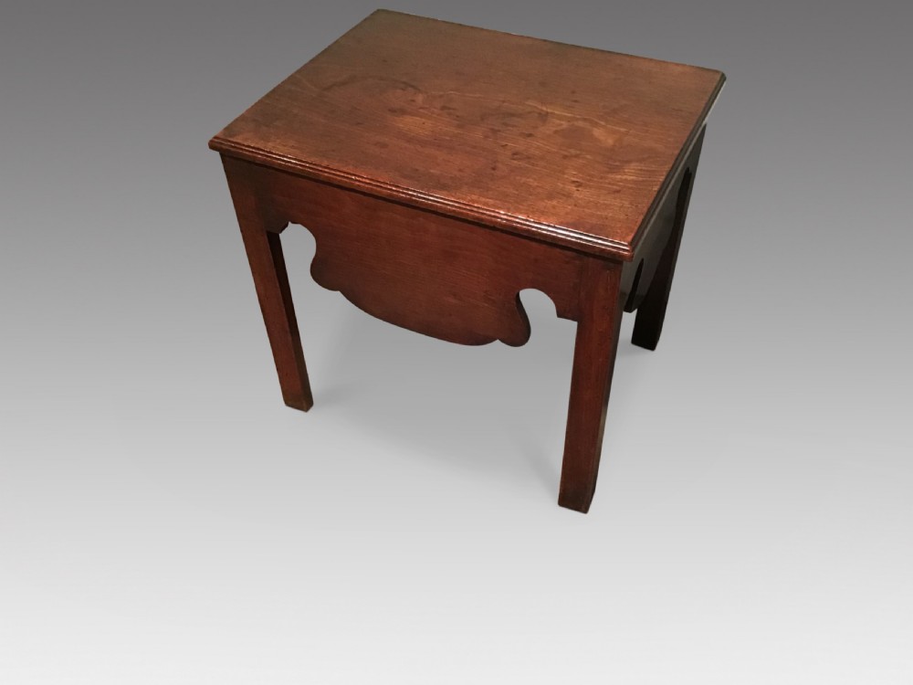 Georgian mahogany stool View II